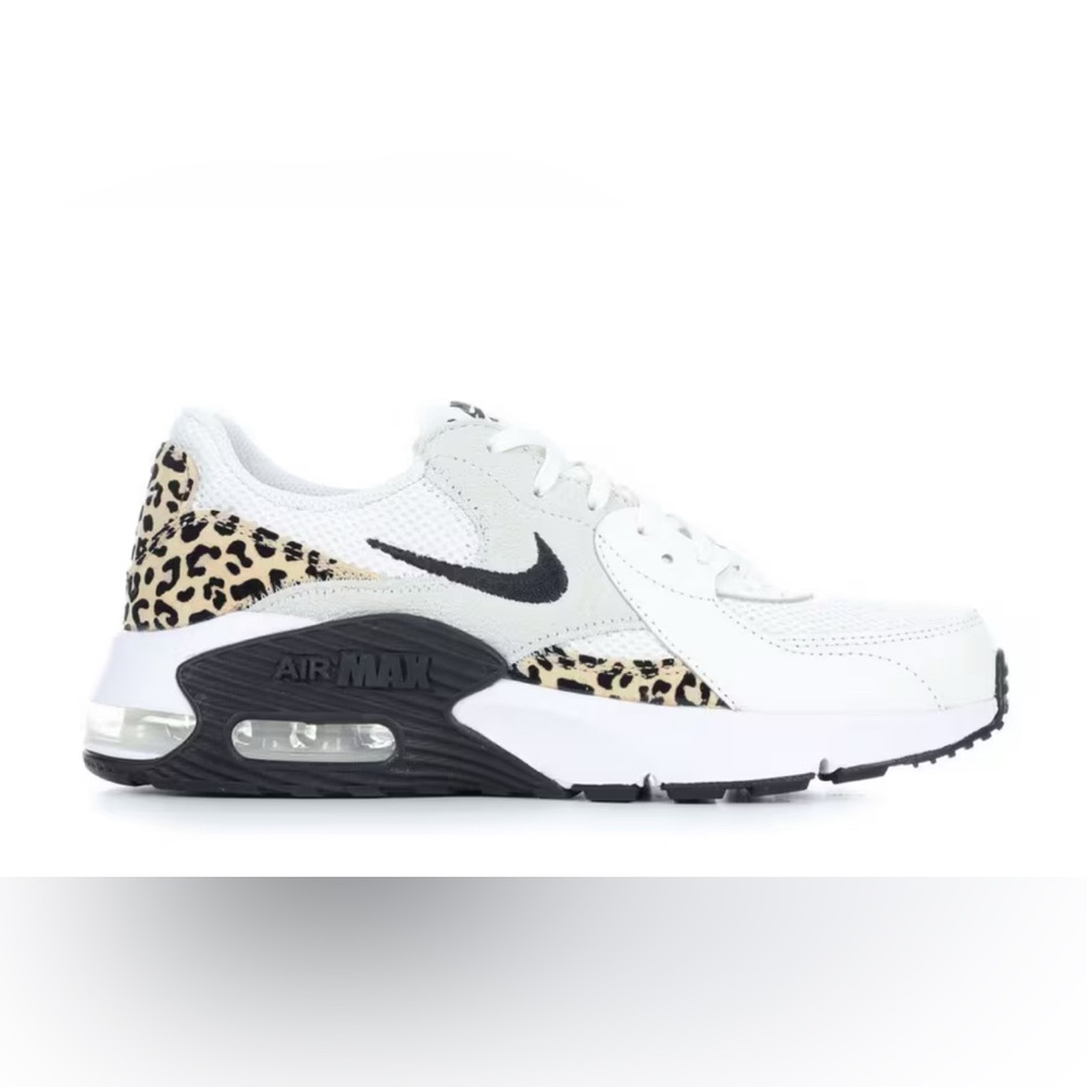 Nike Air Max White with Leopard Accents